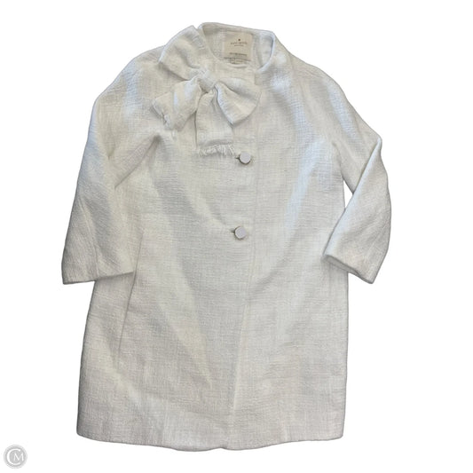Coat Designer By Kate Spade In White, Size: M