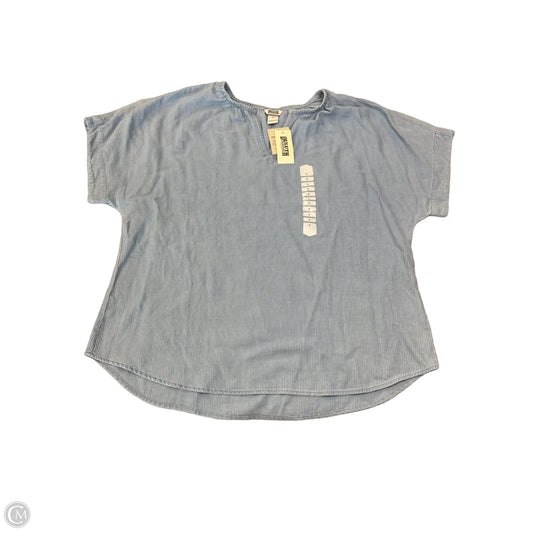 Top Short Sleeve By Duluth Trading In Striped Pattern, Size: Xl