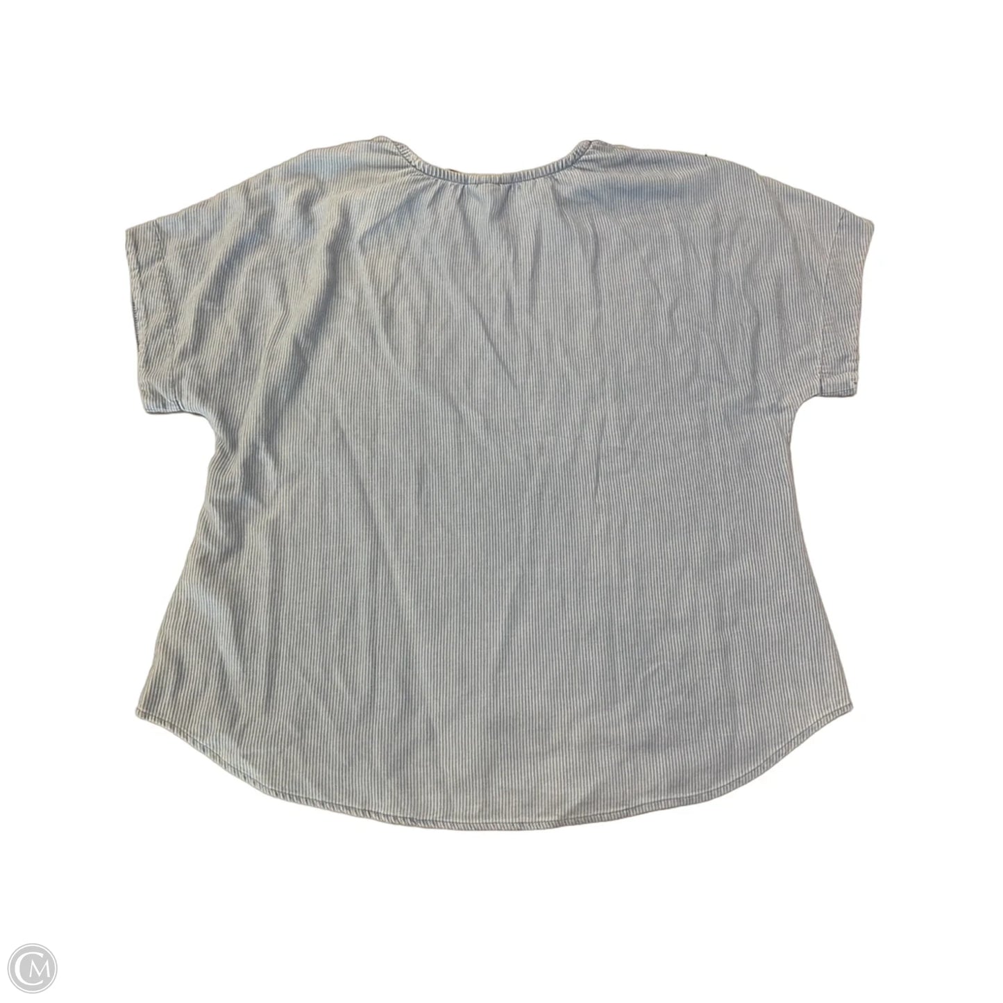 Top Short Sleeve By Duluth Trading In Striped Pattern, Size: Xl