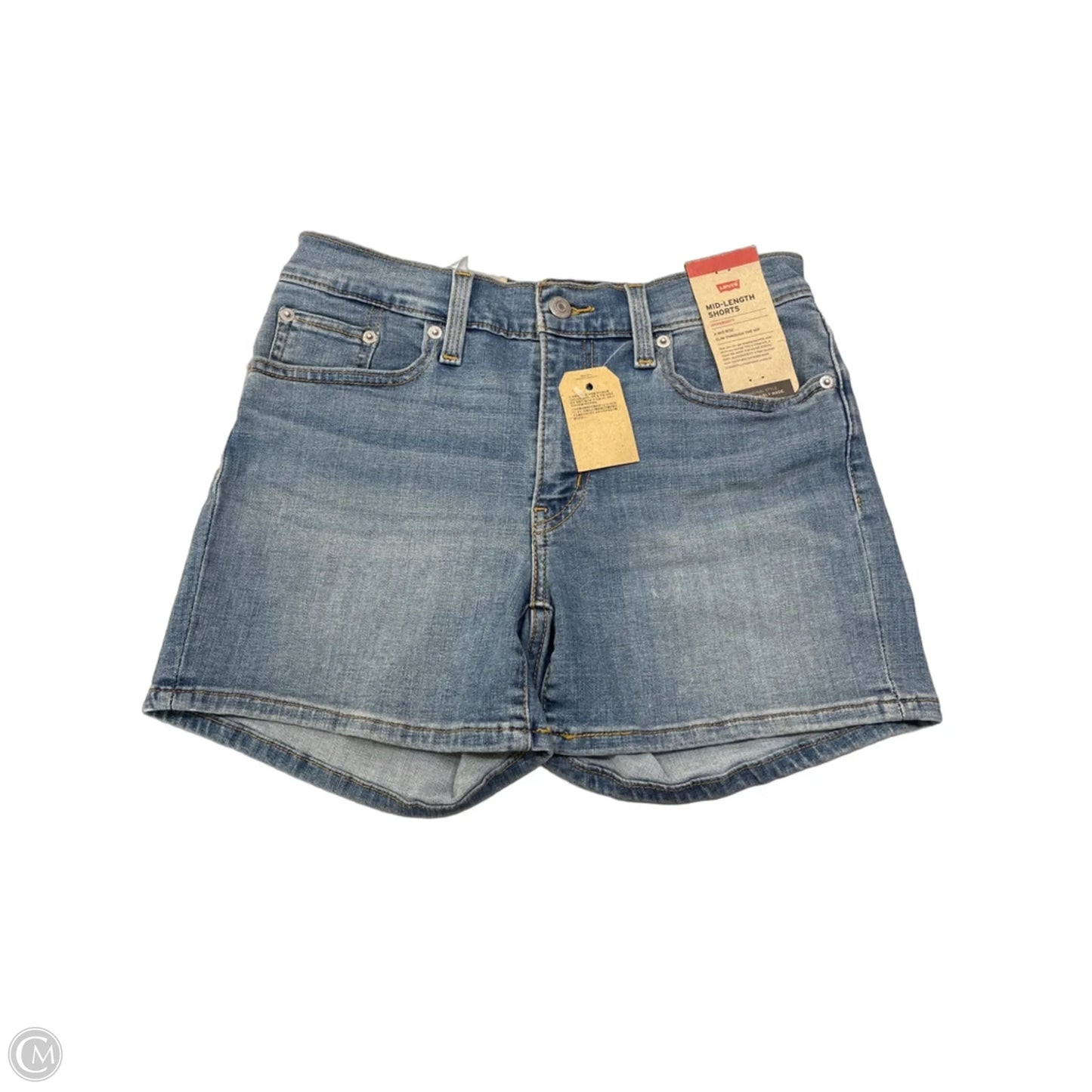 Shorts By Levis In Blue Denim, Size: S