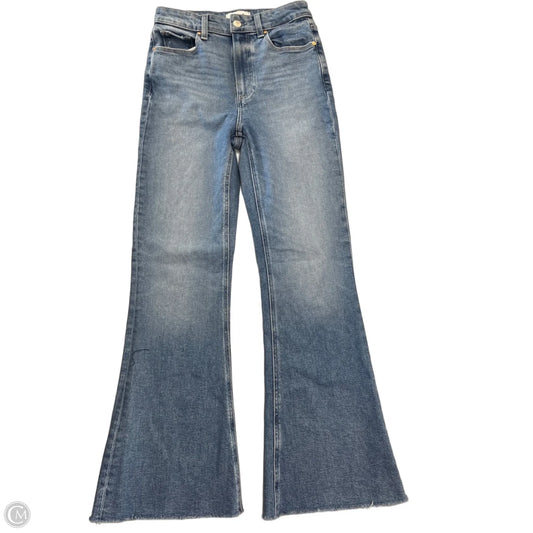 Jeans Flared By Paige In Blue Denim, Size: 2