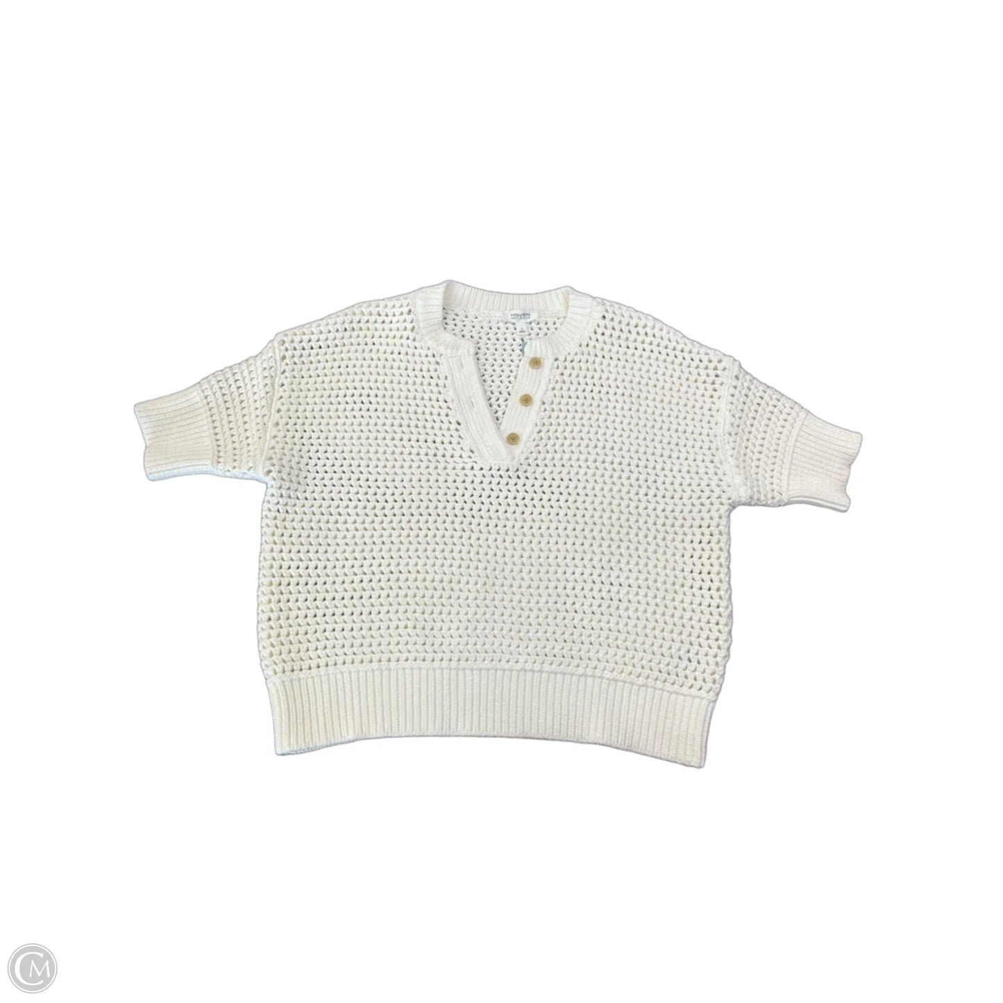 Top Short Sleeve By Haven In White, Size: M