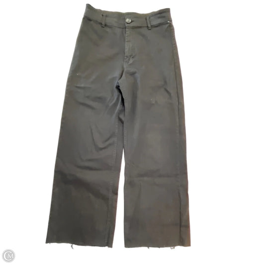 Jeans Wide Leg By Oat In Black Denim, Size: 8