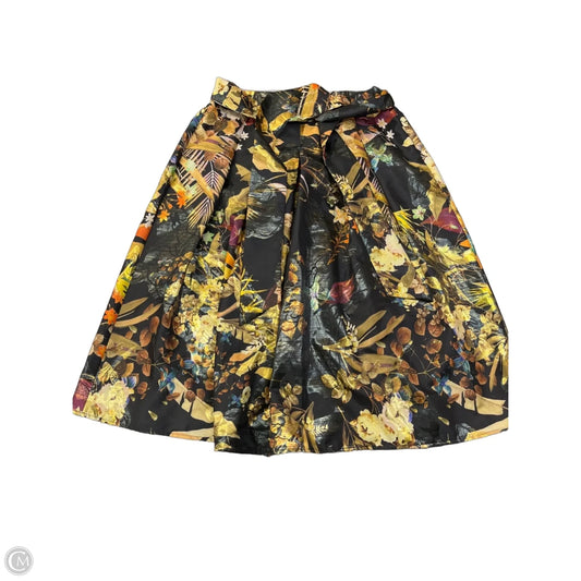 Skirt Midi By Elliott Lauren In Floral Print, Size: M