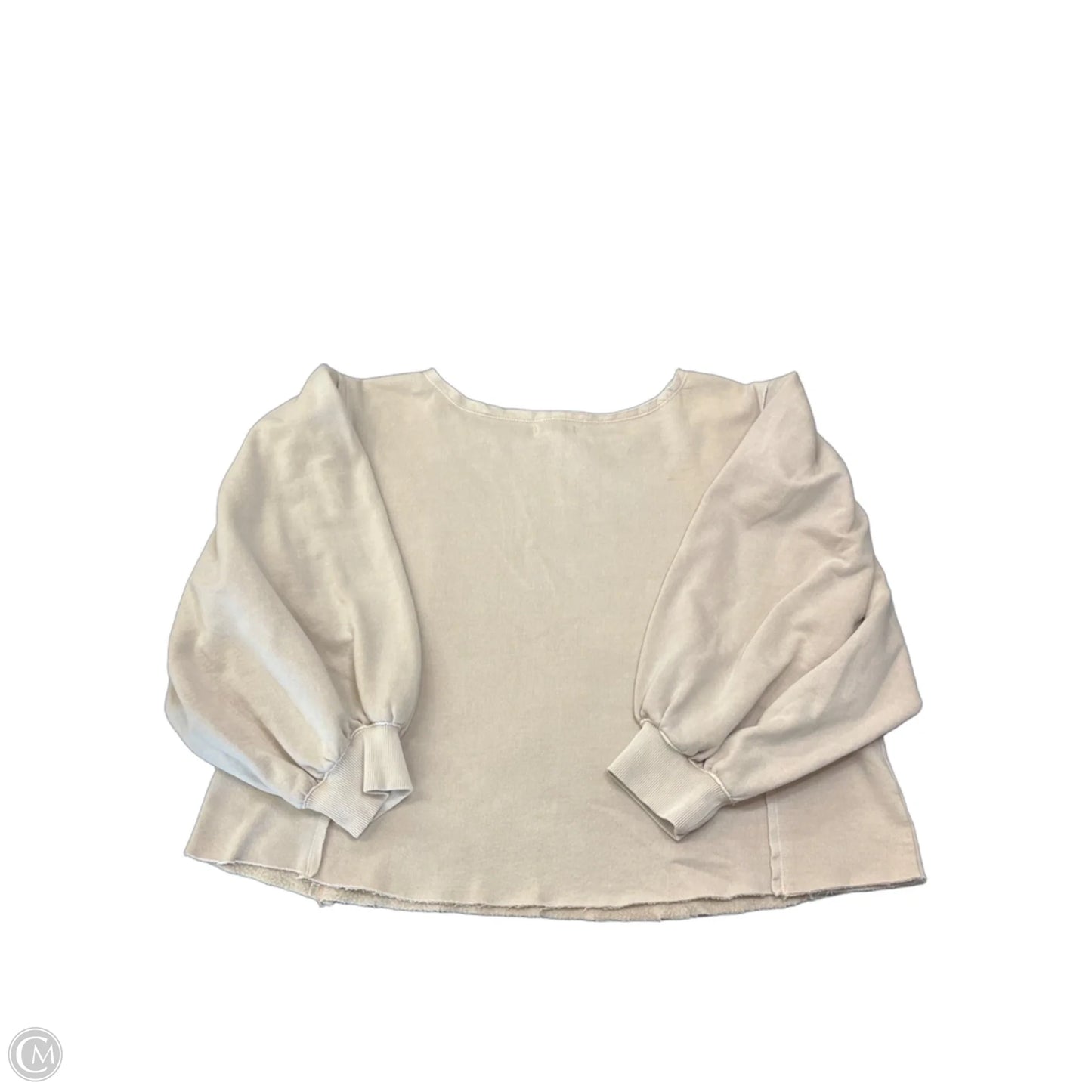 Sweatshirt Crewneck By We The Free In Tan, Size: M