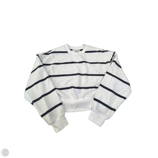 Athletic Sweatshirt Crewneck By Athleta In Striped Pattern, Size: S