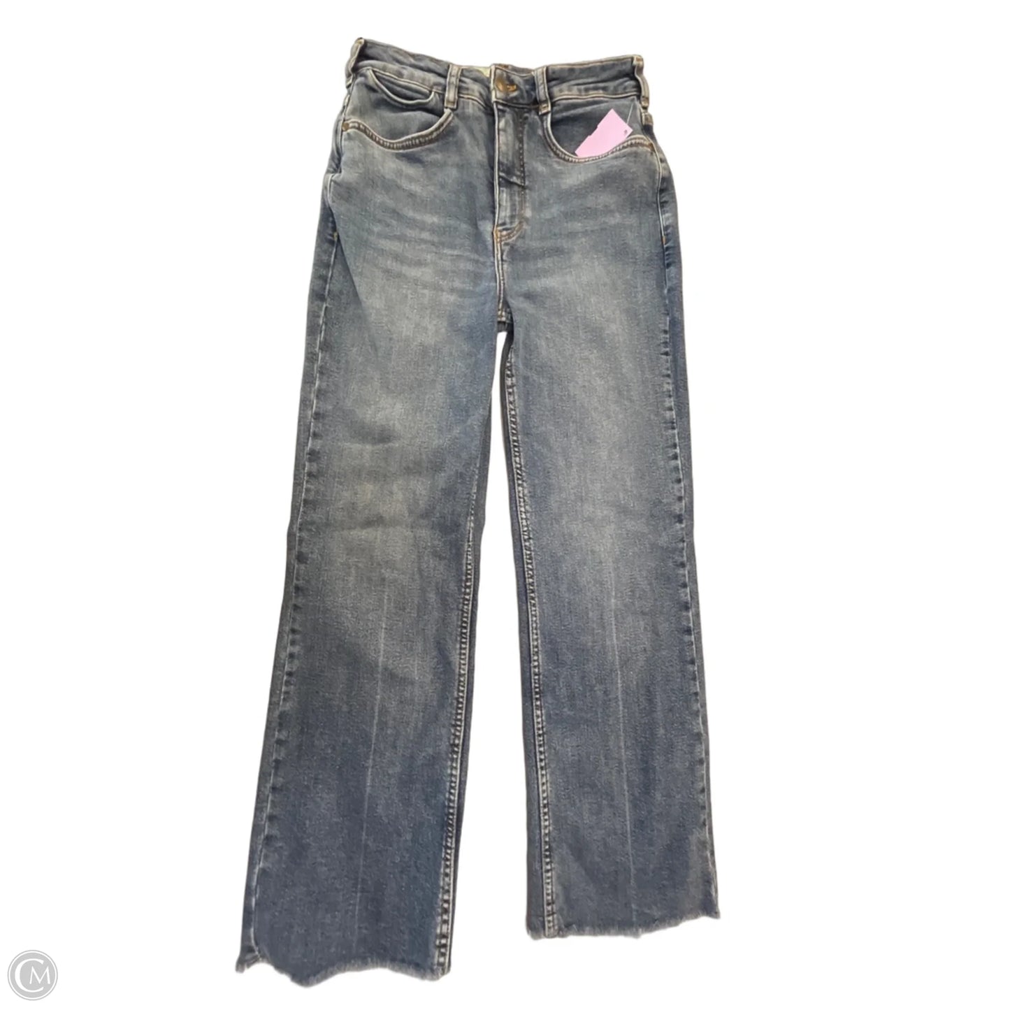 Jeans Straight By Pilcro In Blue Denim, Size: 4