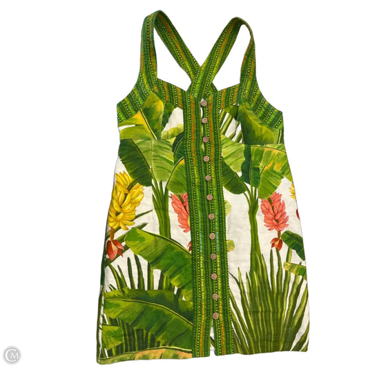 Dress Casual Short By Farm Rio In Tropical Print, Size: L