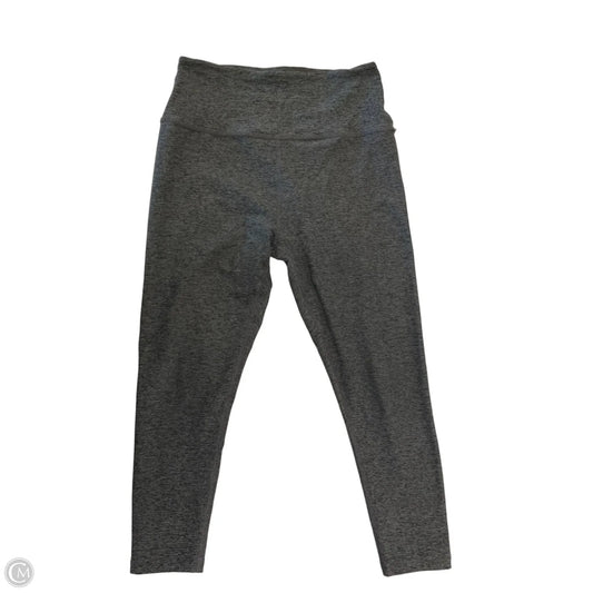 Athletic Leggings By Beyond Yoga In Grey, Size: Xl