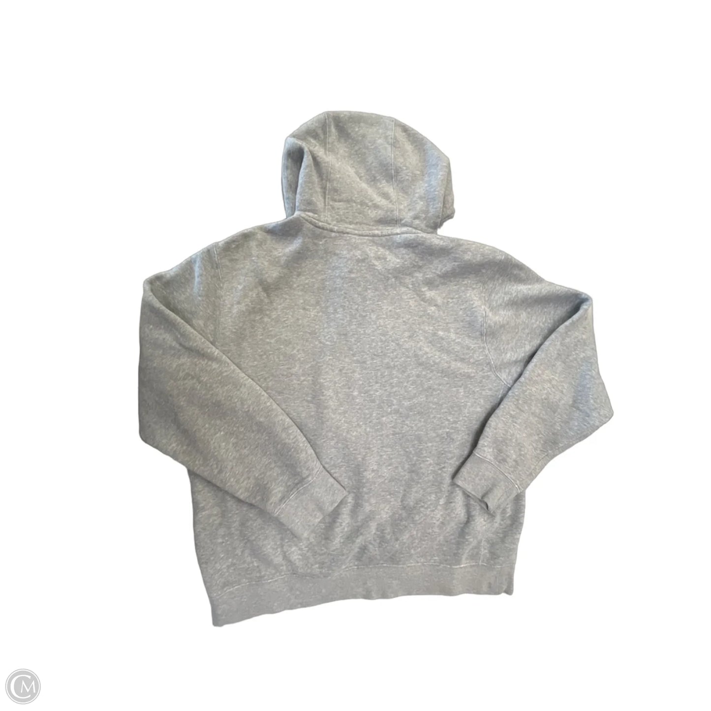 Sweatshirt Hoodie By Nike Apparel In Grey, Size: M