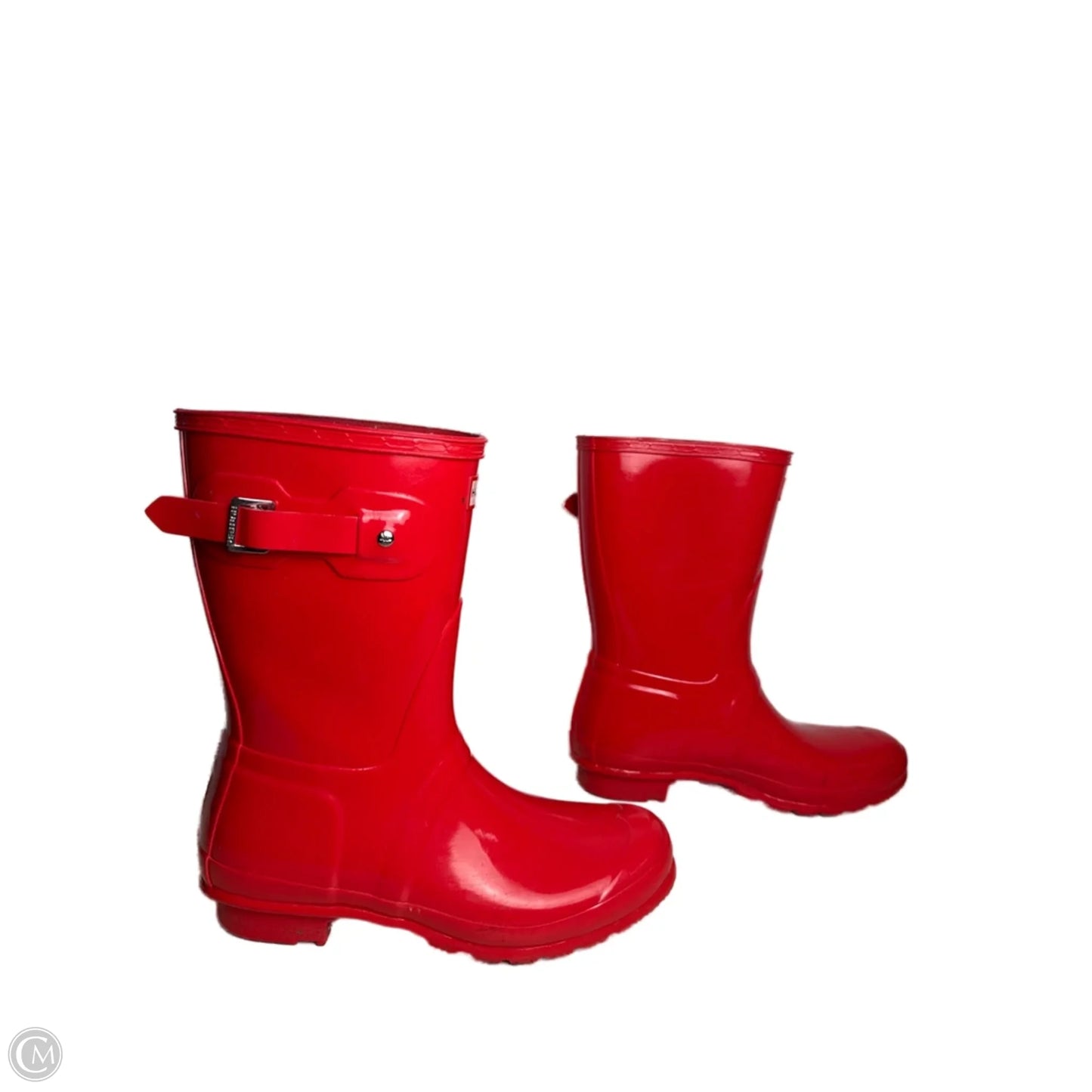 Boots Rain By Hunter In Red, Size: 10
