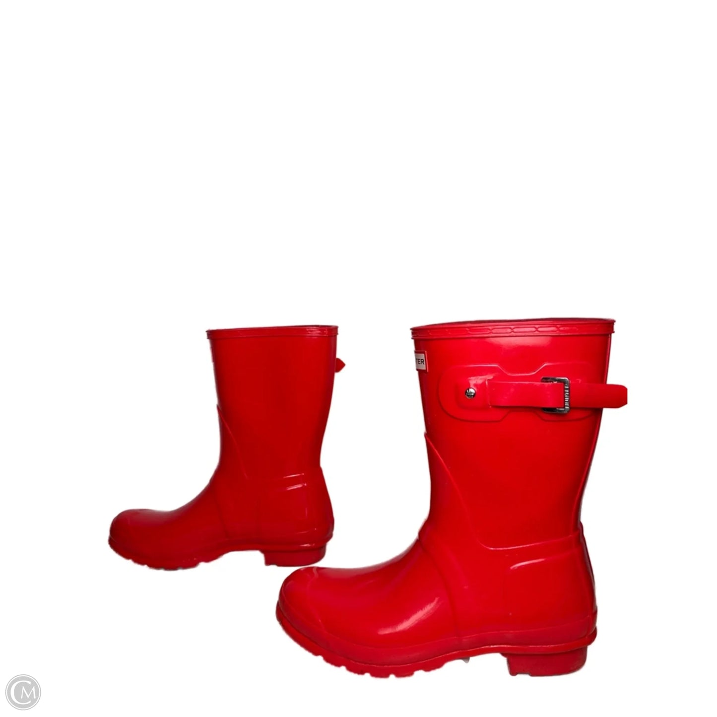 Boots Rain By Hunter In Red, Size: 10