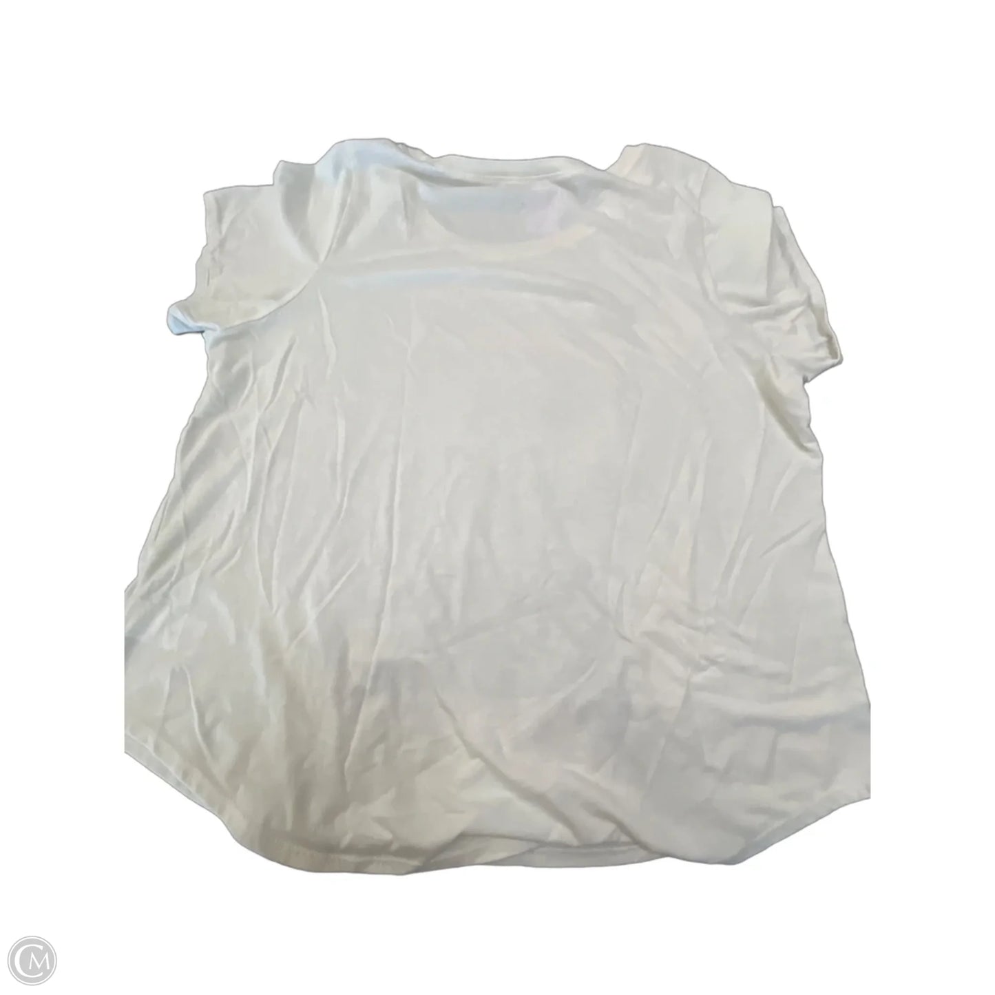 Top Short Sleeve By Lucky Brand In White, Size: Xl