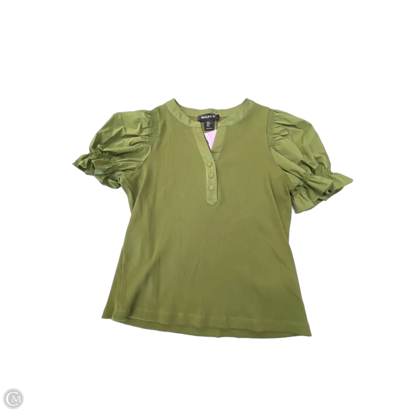 Top Short Sleeve By Bailey 44 In Green, Size: M