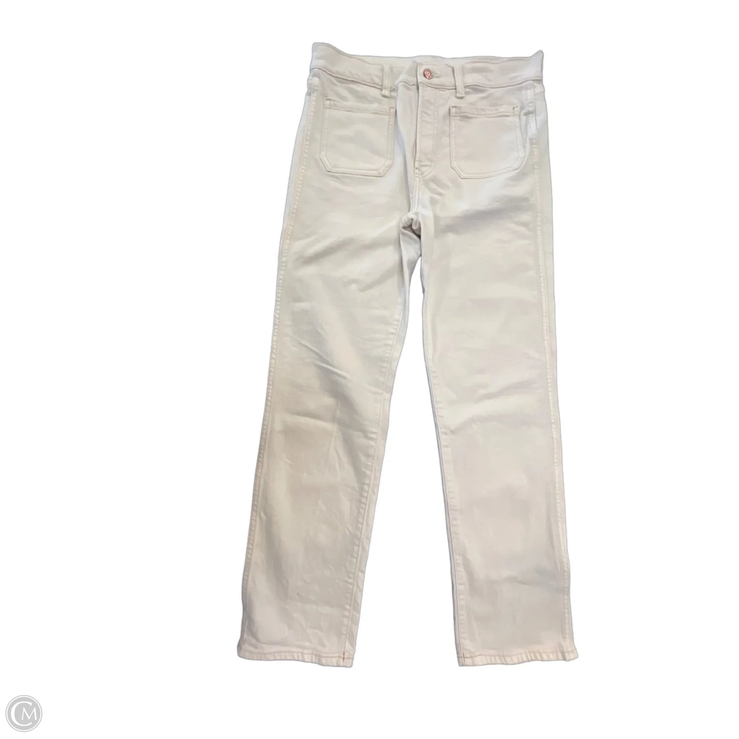 Jeans Straight By Gap In Beige, Size: 10