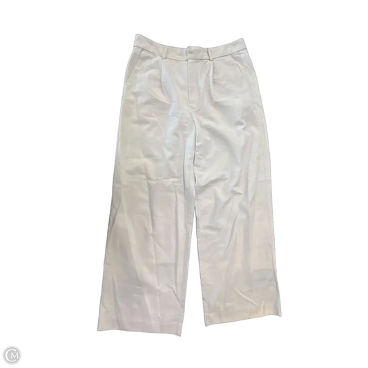Pants Wide Leg By Madewell In Beige, Size: M