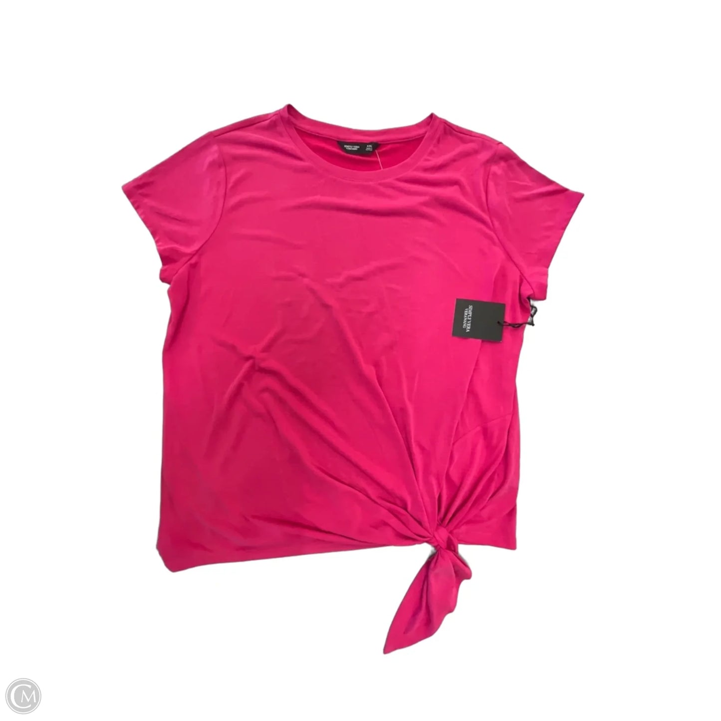 Top Short Sleeve By Simply Vera In Pink, Size: Xxl
