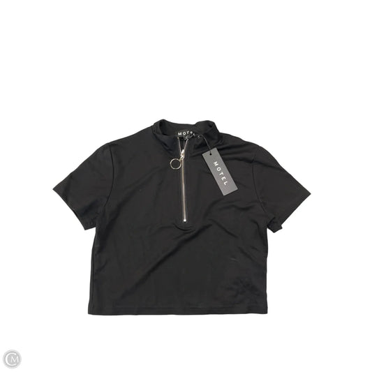 Top Short Sleeve By Clothes Mentor In Black, Size: S