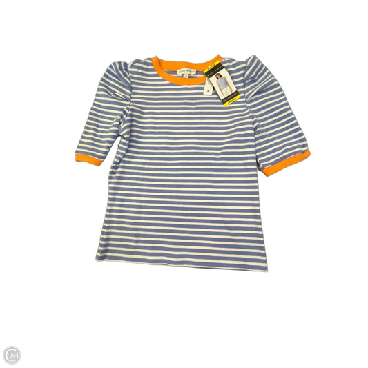 Top Short Sleeve Designer By Rebecca Minkoff In Striped Pattern, Size: M