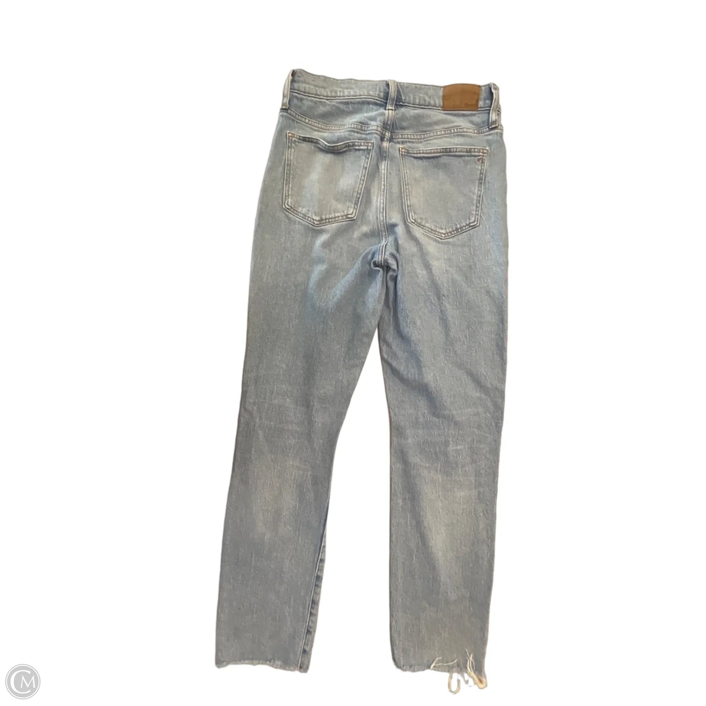 Jeans Straight By Madewell In Blue Denim, Size: 8l