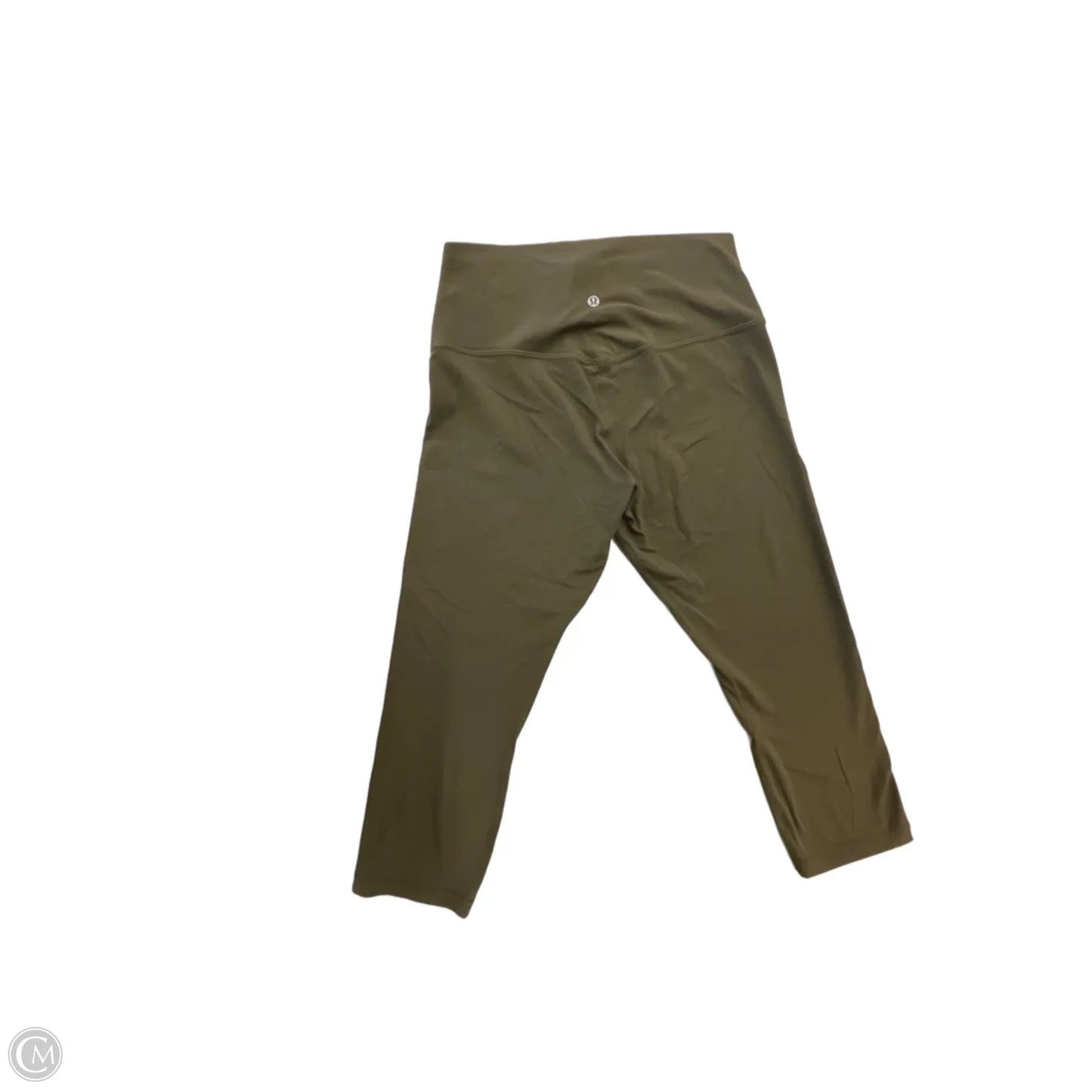 Athletic Leggings Capris By Lululemon In Green, Size: M