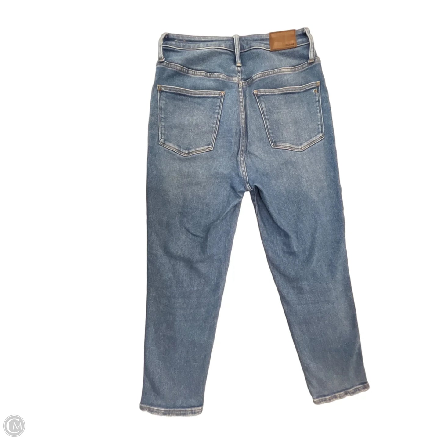 Jeans Straight By Madewell In Blue Denim, Size: 10