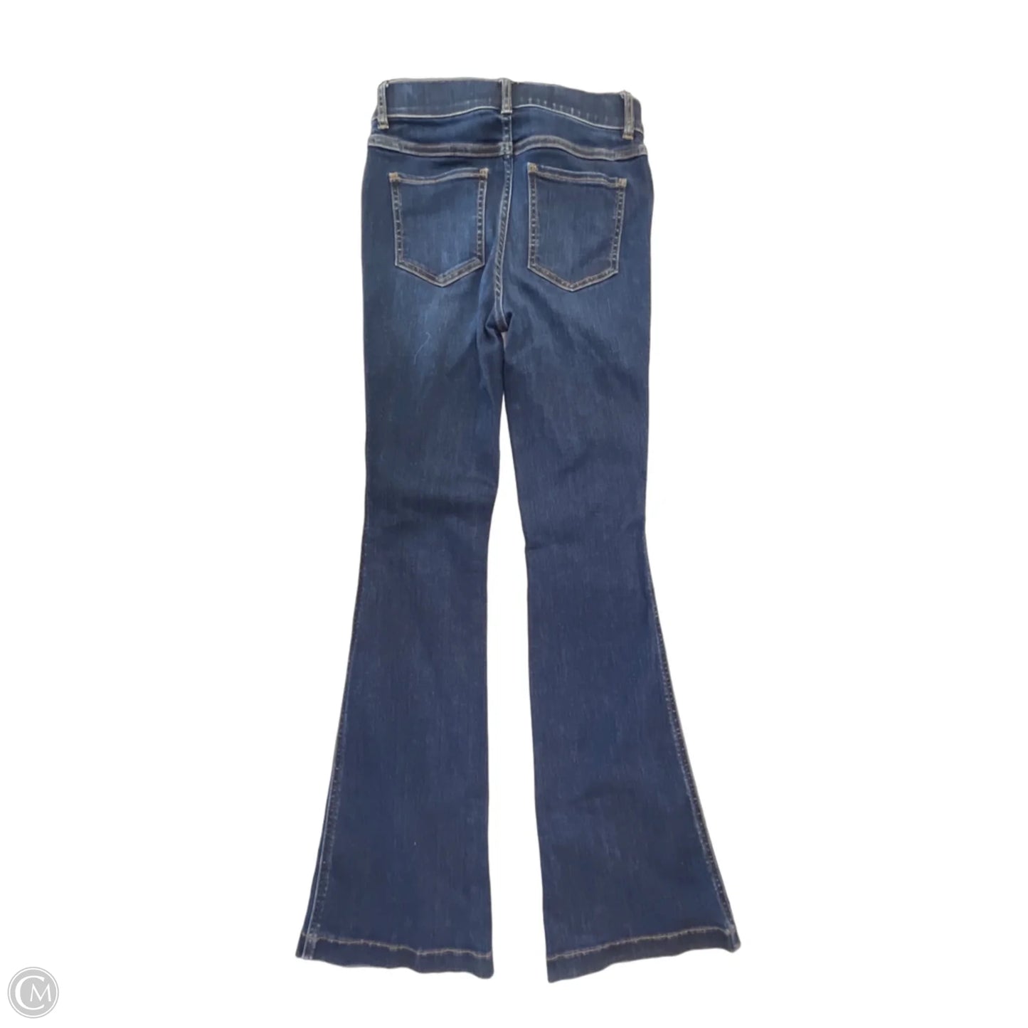 Jeans Flared By Spanx In Blue Denim, Size: 2