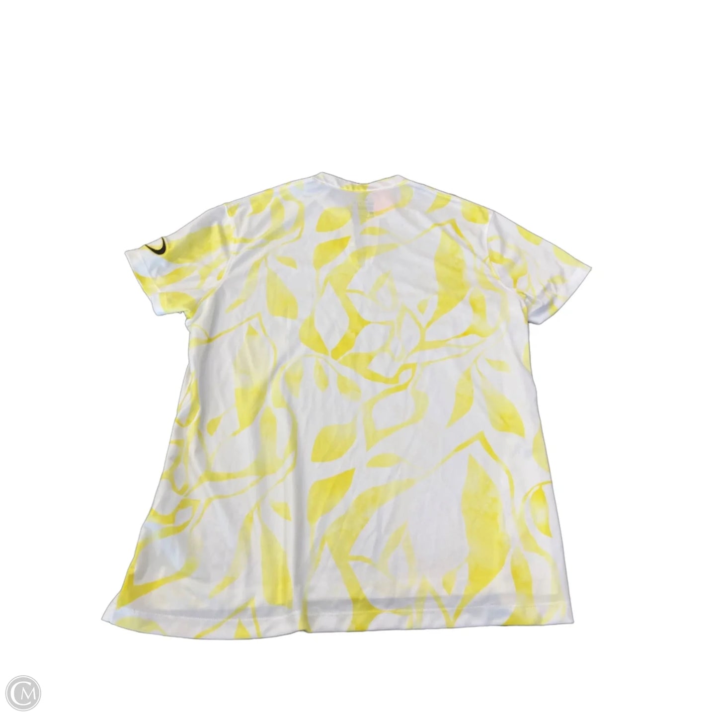 Athletic Top Short Sleeve By Nike Apparel In Yellow, Size: Xl