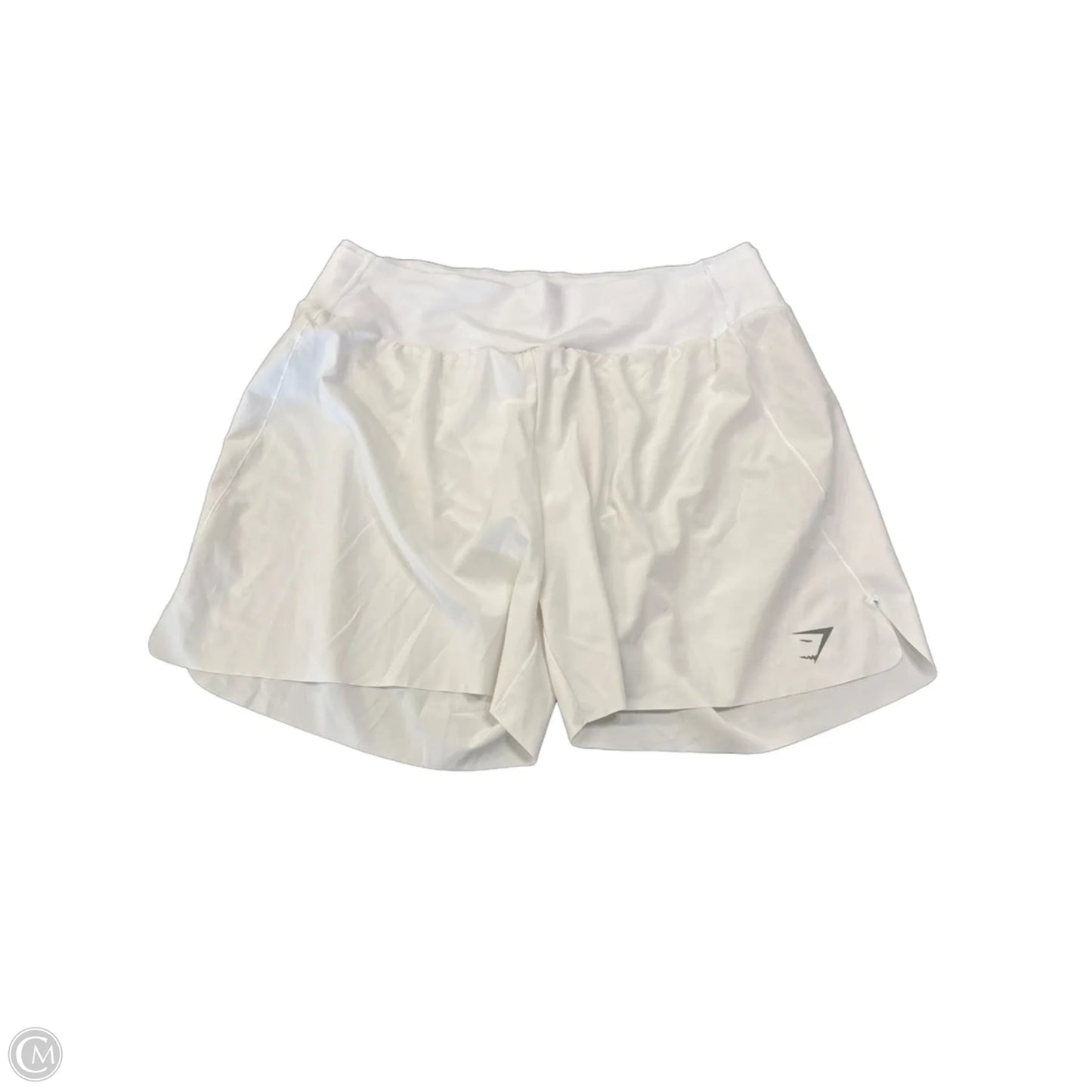 Athletic Shorts By Gym Shark In White, Size: Xxl