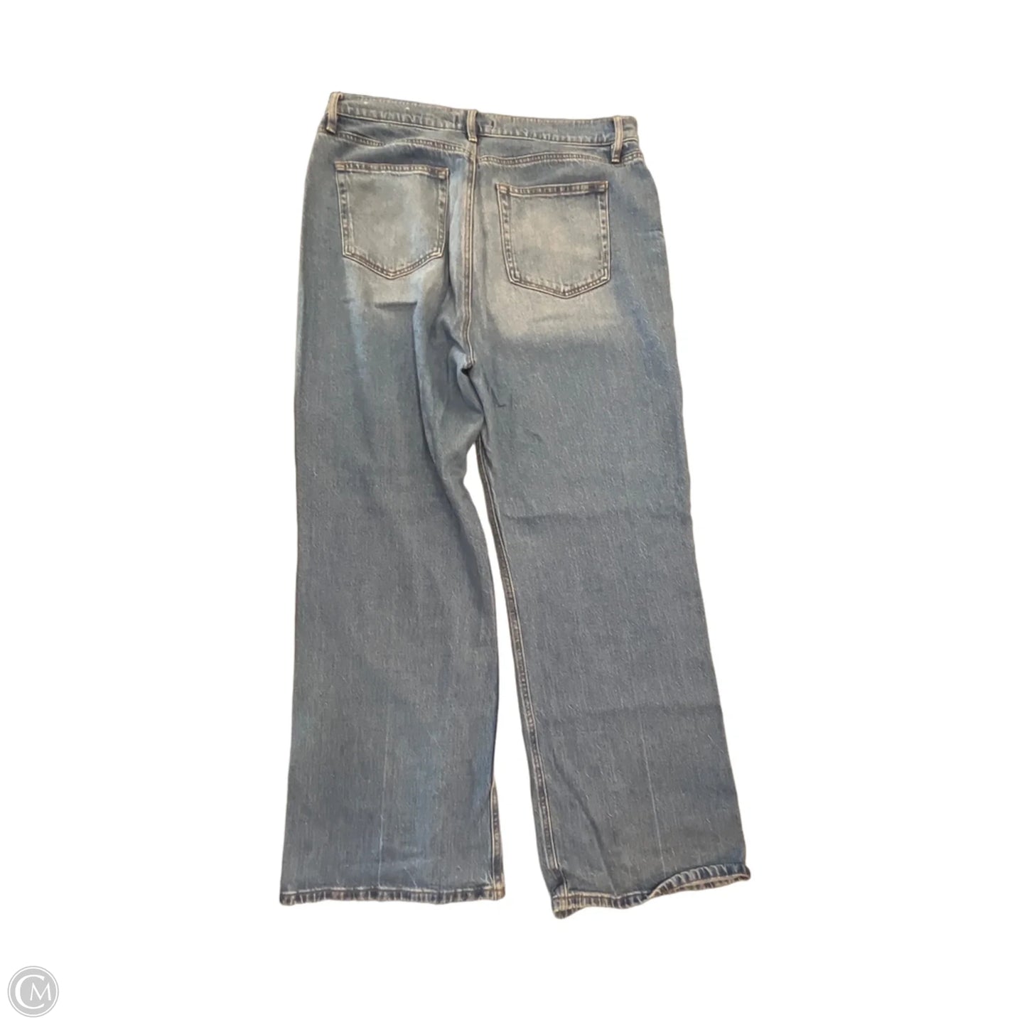 Jeans Wide Leg By Loft In Blue Denim, Size: 12