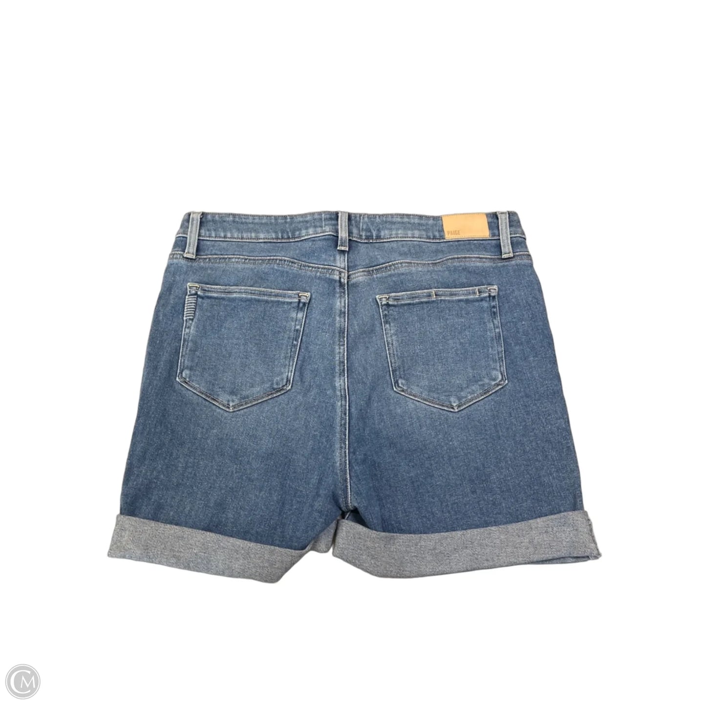 Shorts By Paige In Blue Denim, Size: Xl