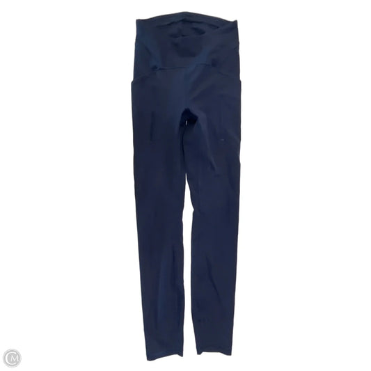 Athletic Leggings By Lululemon In Navy, Size: Xs