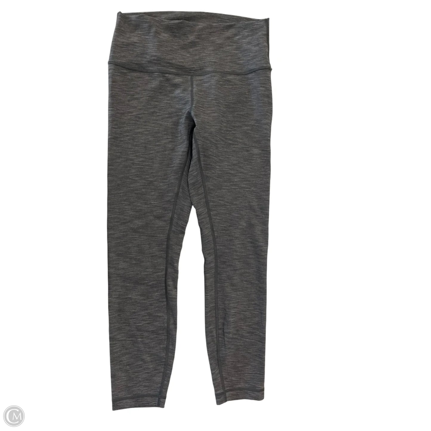 Athletic Leggings By Lululemon In Grey, Size: M