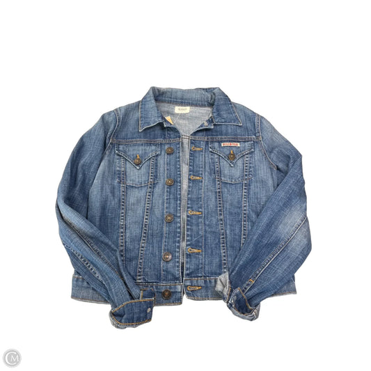 Jacket Denim By Hudson In Blue Denim, Size: M