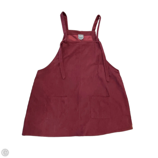 Dress Casual Short By Arula In Maroon, Size: 1x