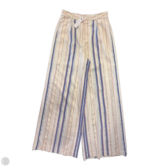 Pants Wide Leg By Anthropologie In Striped Pattern, Size: S