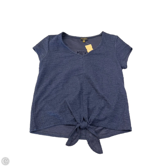Top Short Sleeve By Current Air In Navy, Size: Xs