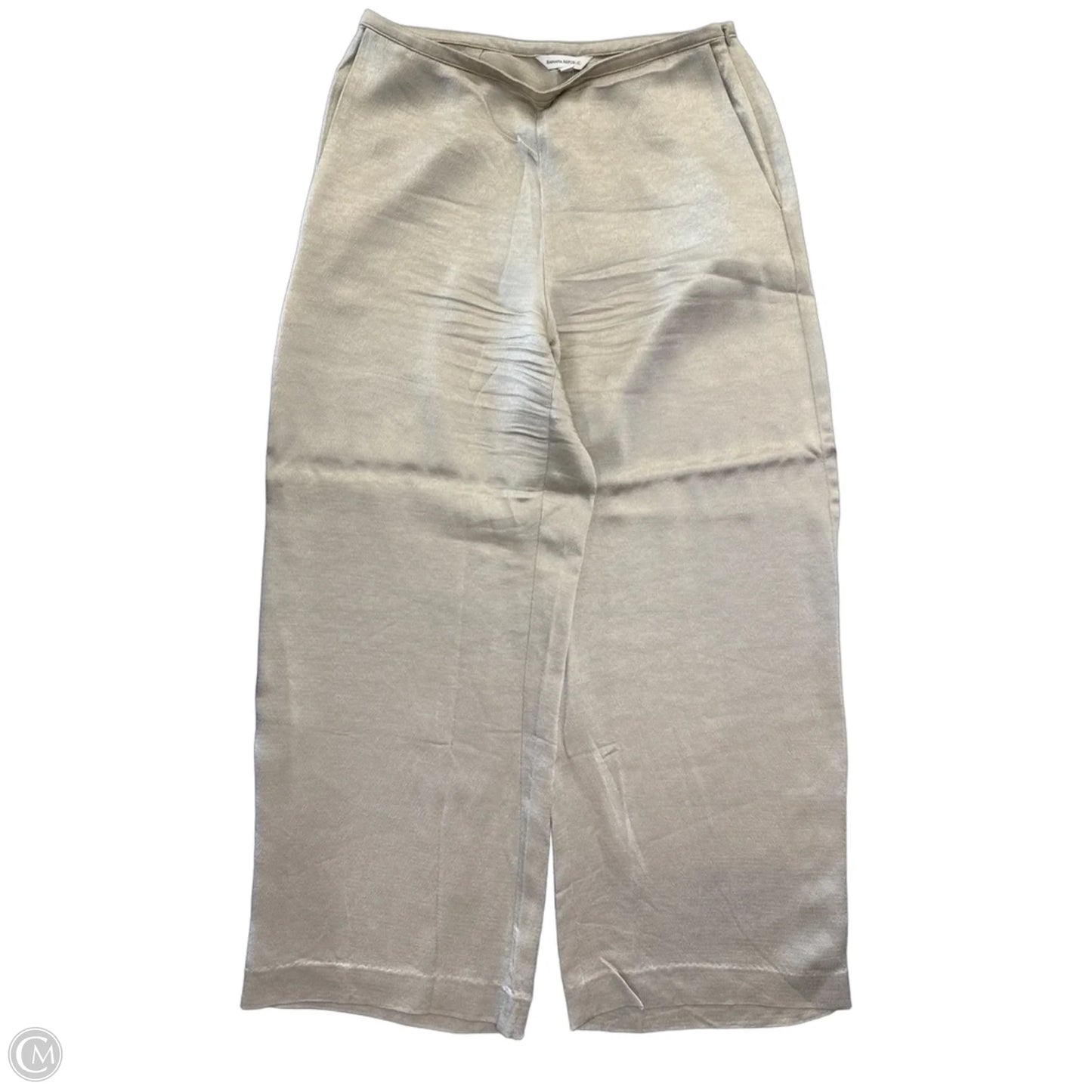 Pants Wide Leg By Banana Republic In Gold, Size: Mp