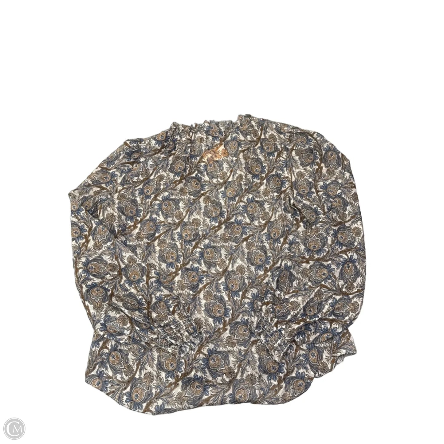 Top Long Sleeve By Veronica Beard In Paisley Print, Size: S
