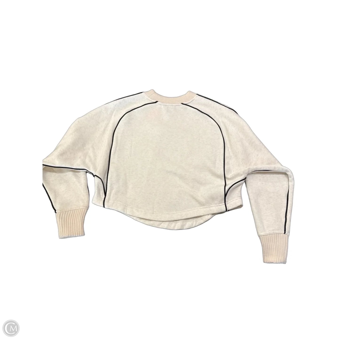 Sweatshirt Crewneck By Maeve In Cream, Size: Xxs