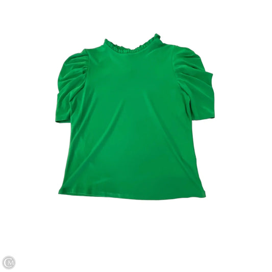 Top Short Sleeve By Cece In Green, Size: S
