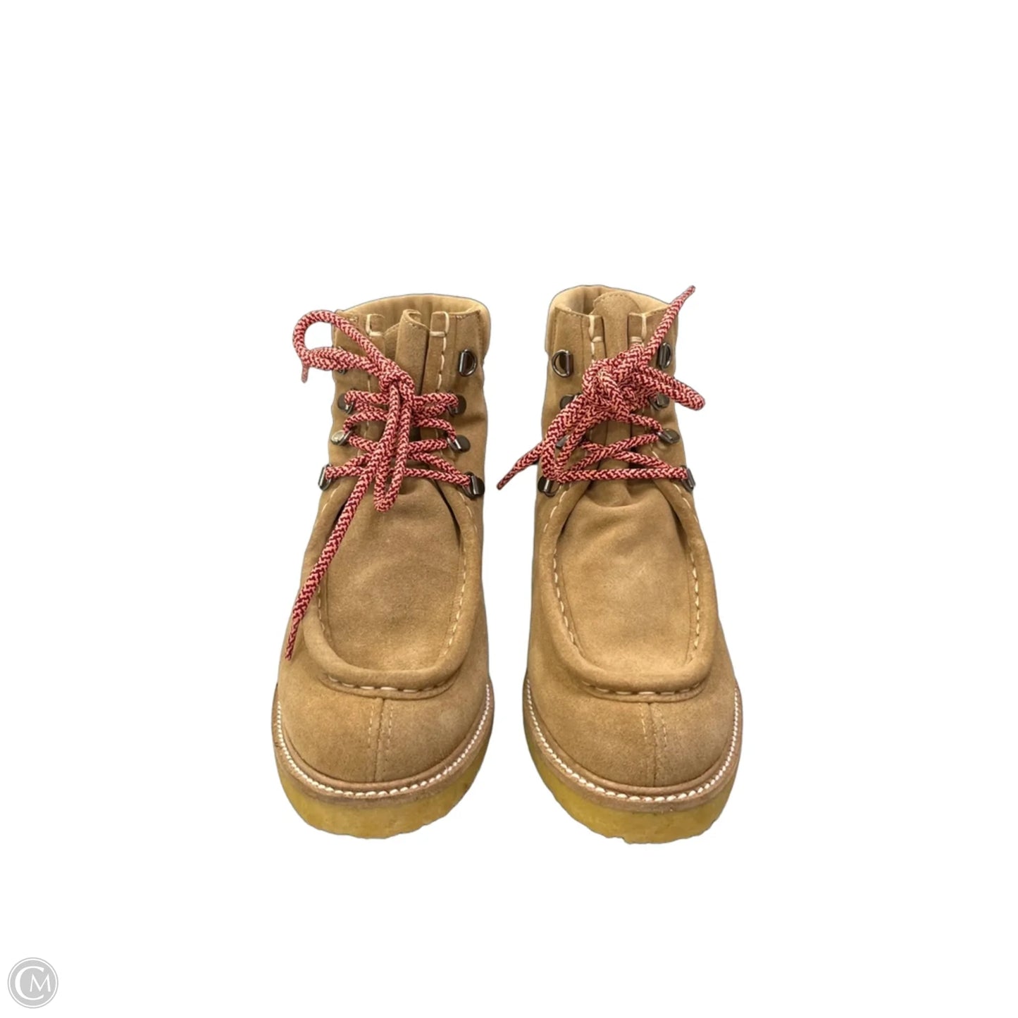 Boots Ankle Heels By Anthropologie In Brown, Size: 8.5