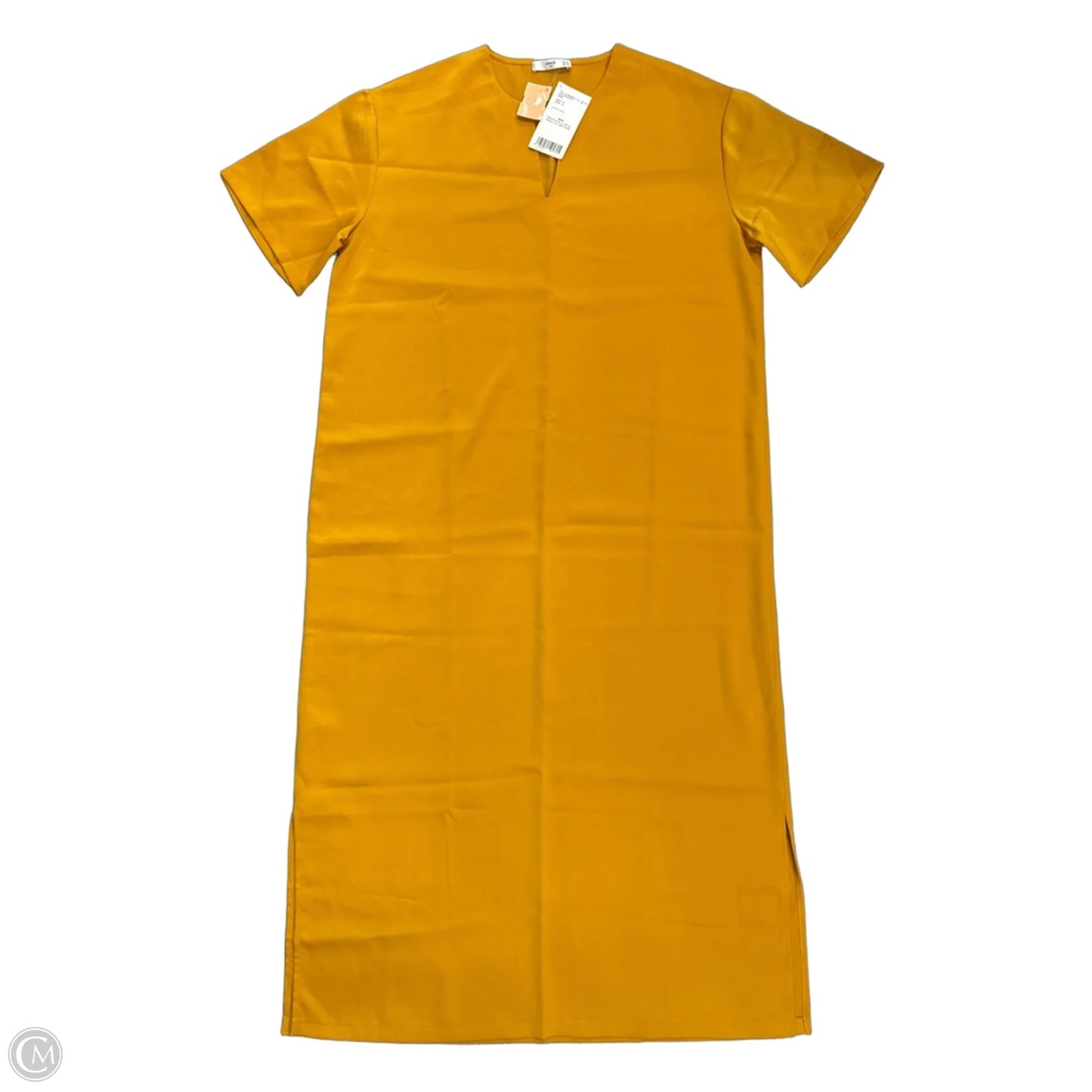Dress Casual Midi By Mng In Yellow, Size: M