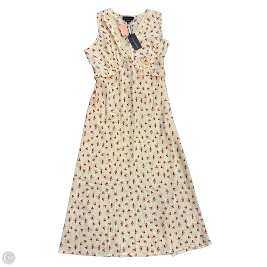 Dress Casual Midi By Clothes Mentor In Floral Print, Size: M