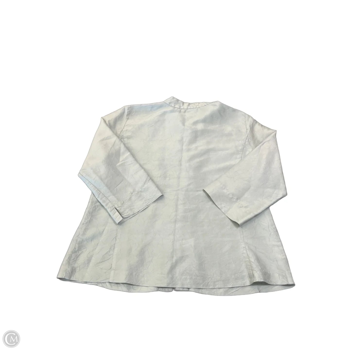 Top 3/4 Sleeve By Eileen Fisher In Green, Size: S