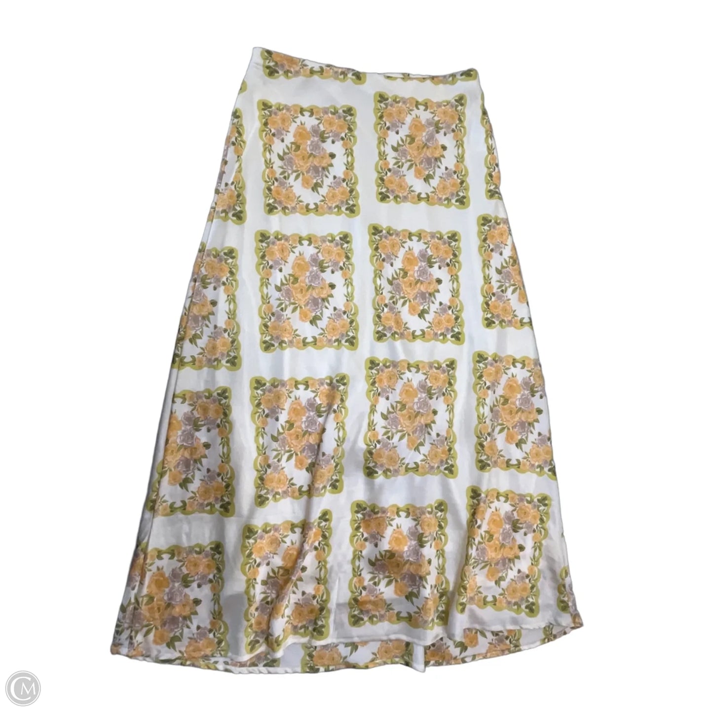 Skirt Maxi By Francesca’s In Cream, Size: L