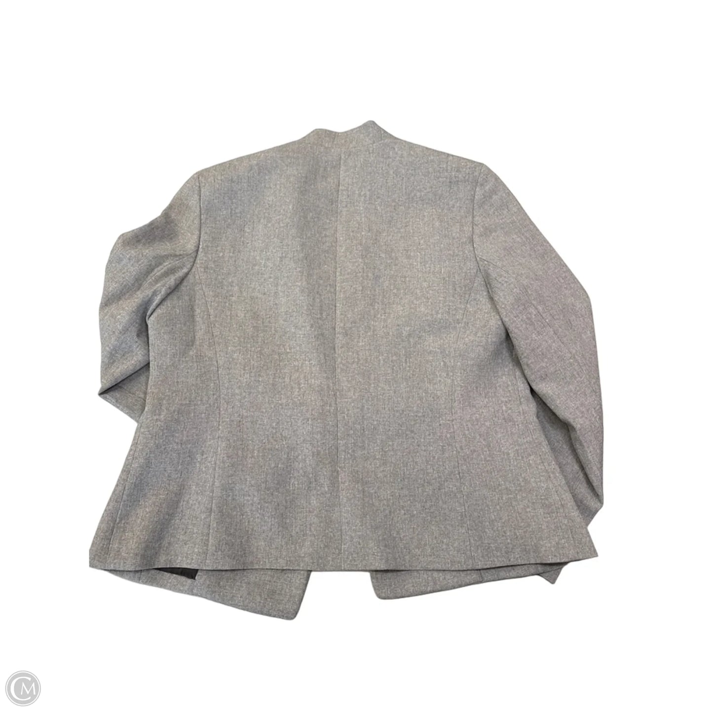 Blazer By Anne Klein In Grey, Size: L