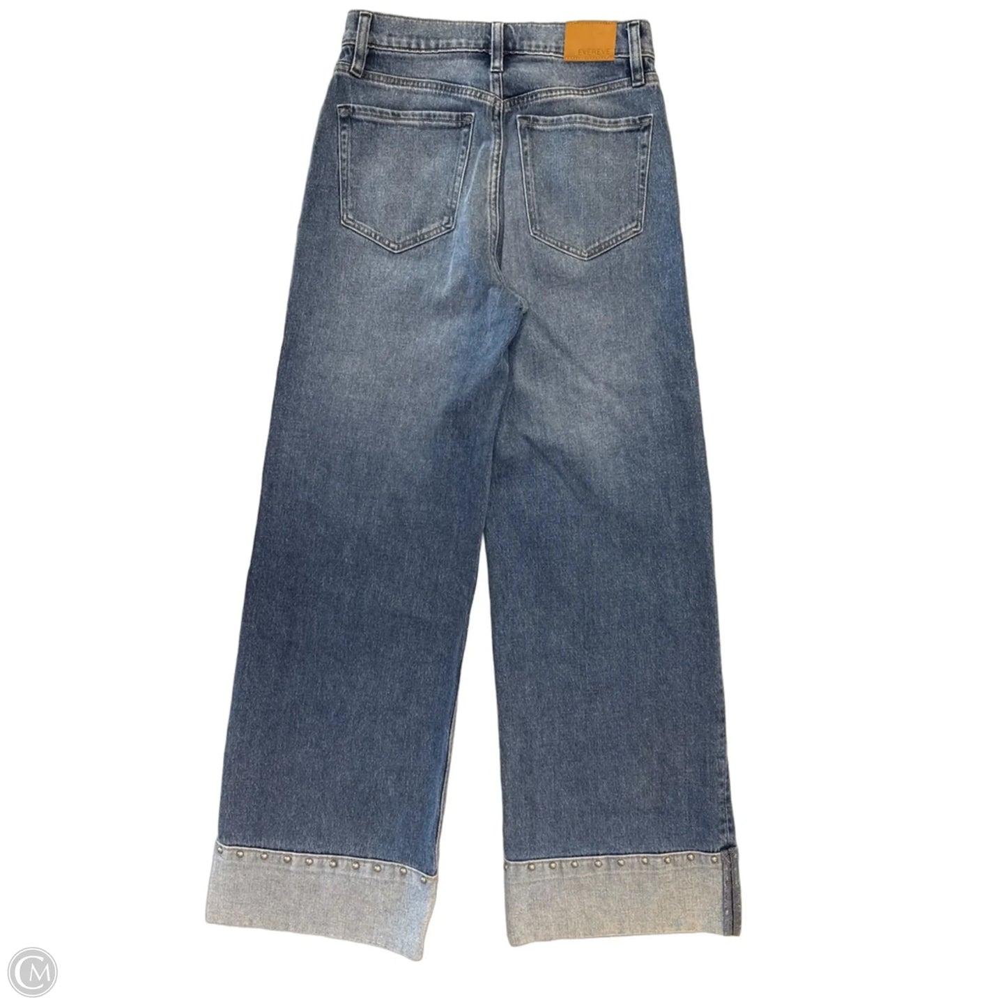 Jeans Wide Leg By Evereve In Blue Denim, Size: 4