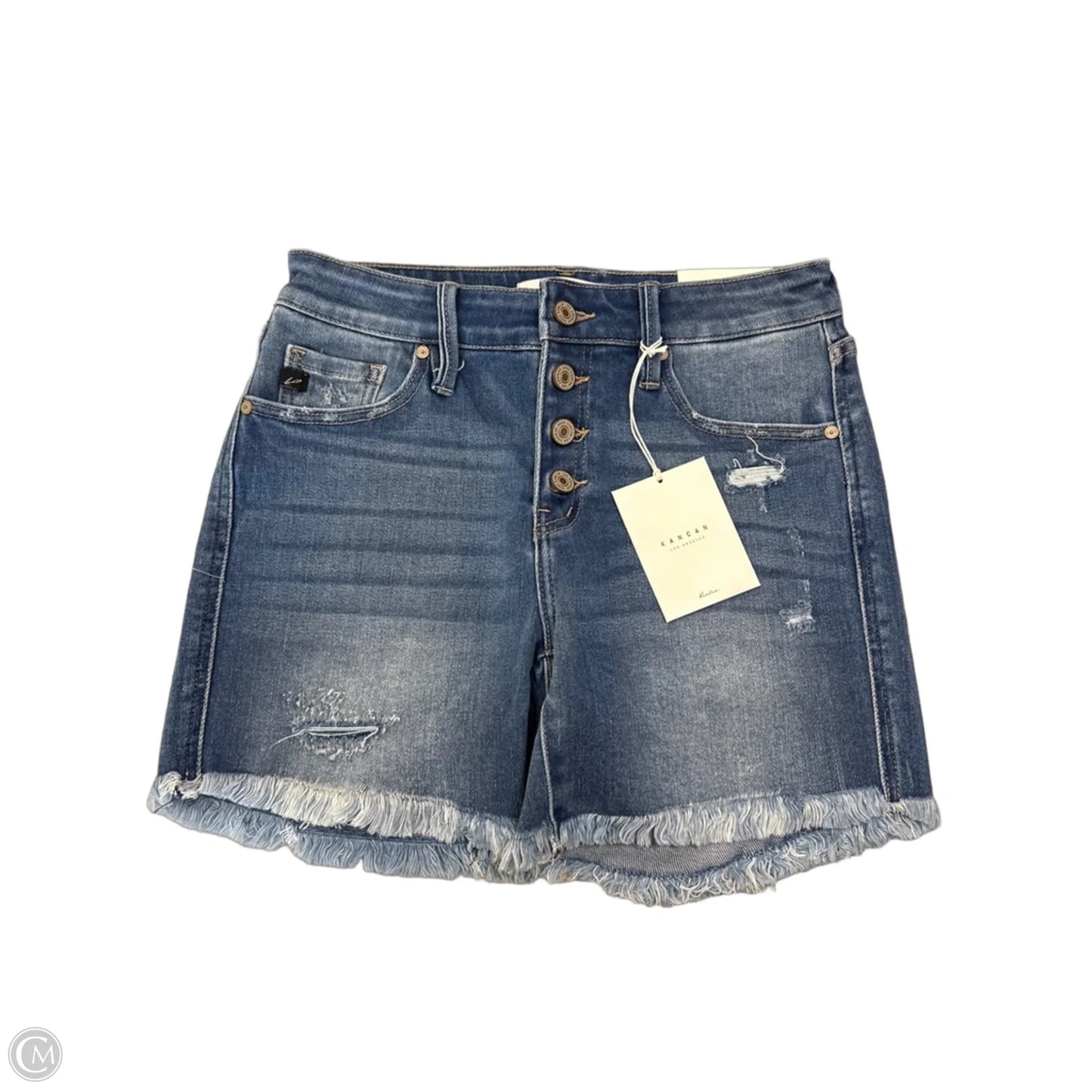 Shorts By Kancan In Blue Denim, Size: M