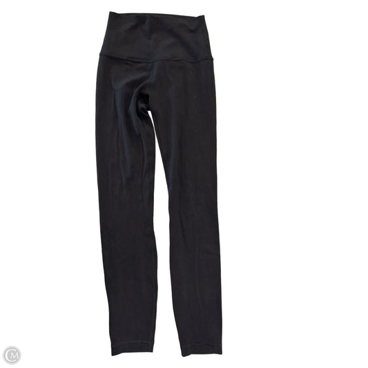Athletic Leggings By Lululemon In Black, Size: Xs